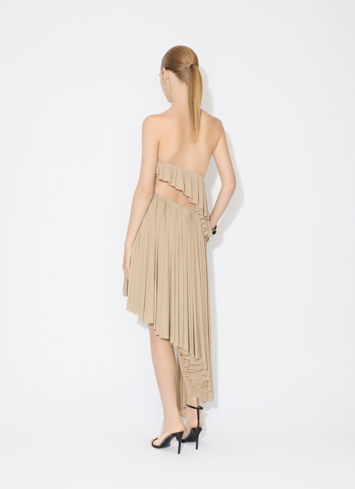 SOFT JERSEY SPIRAL DRESS ALAÏA  SOFT JERSEY SPIRAL DRESS